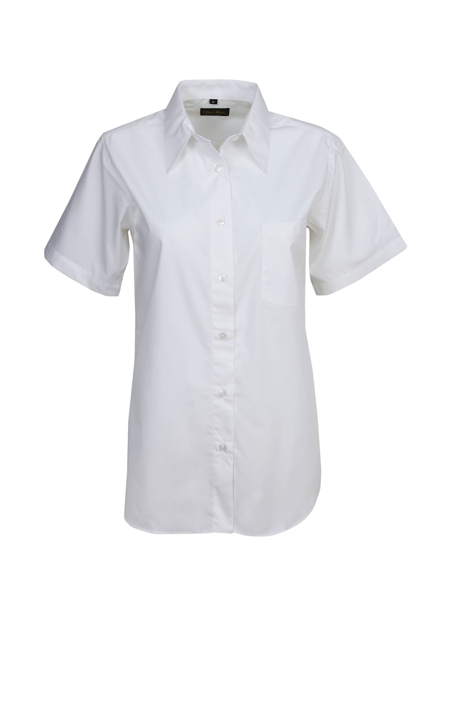 B12 Ladies Poly/Cotton Buisness Shirt